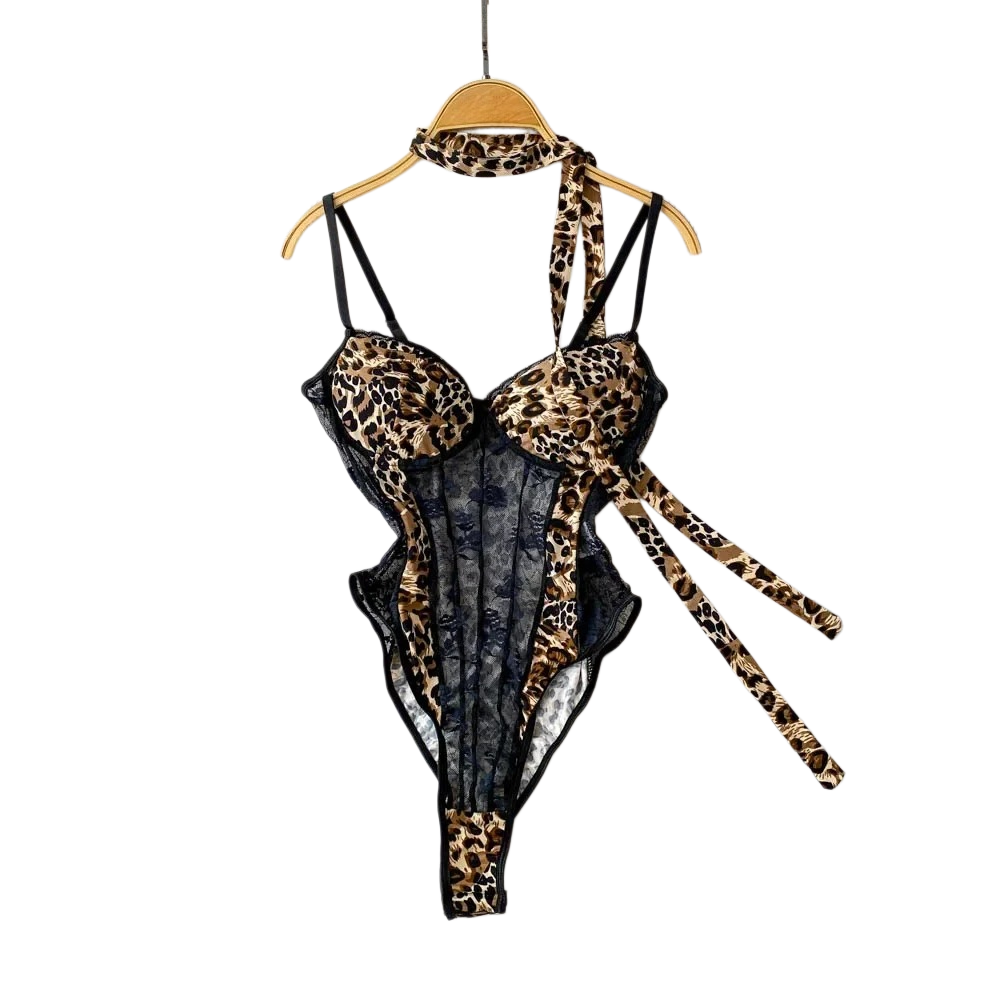 Vintage Necklace - Women Hotsweet V-neck Leopard Slim Vintage