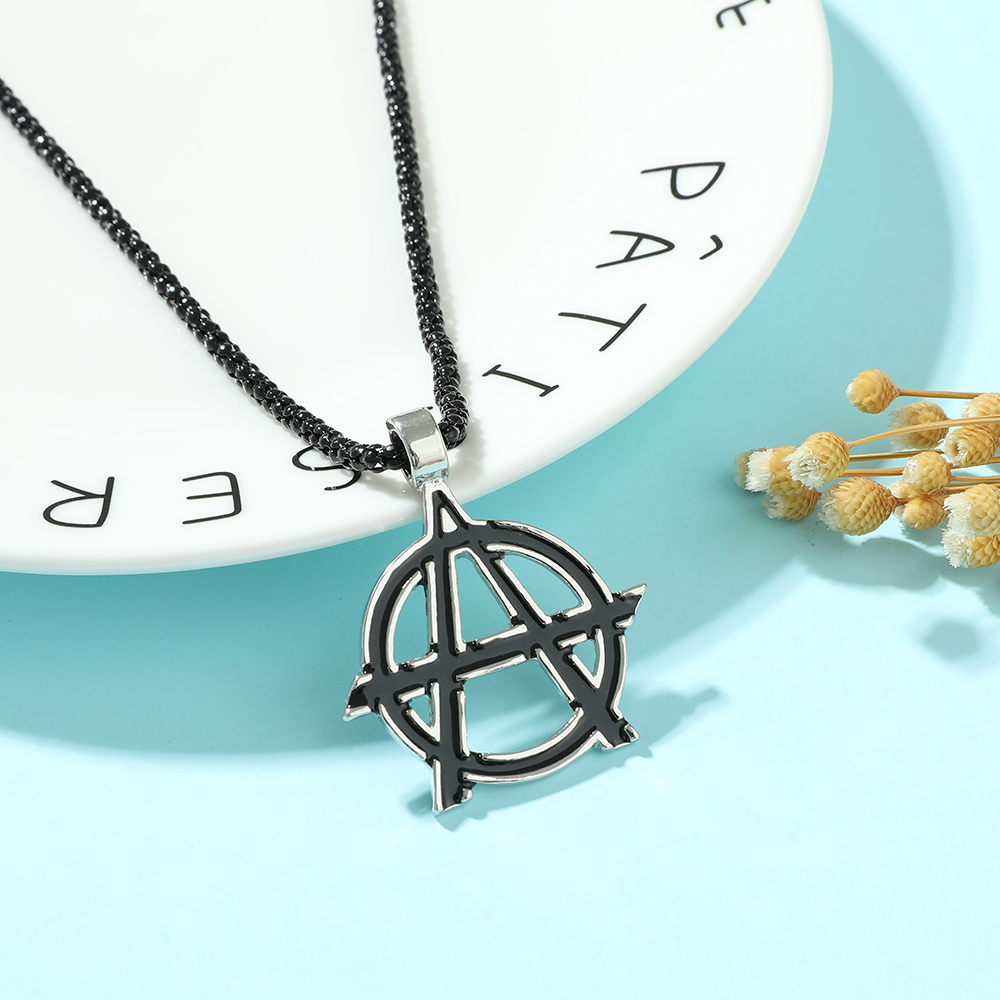 Vintage Necklace - Movies Avengers Symbol Letter A Logo