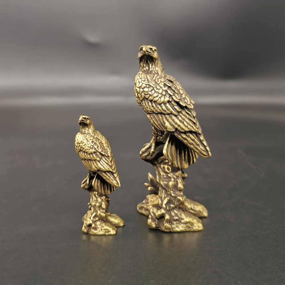 Vintage Collectible Dolls - New Brass Eagle Statue Vintage Simulated