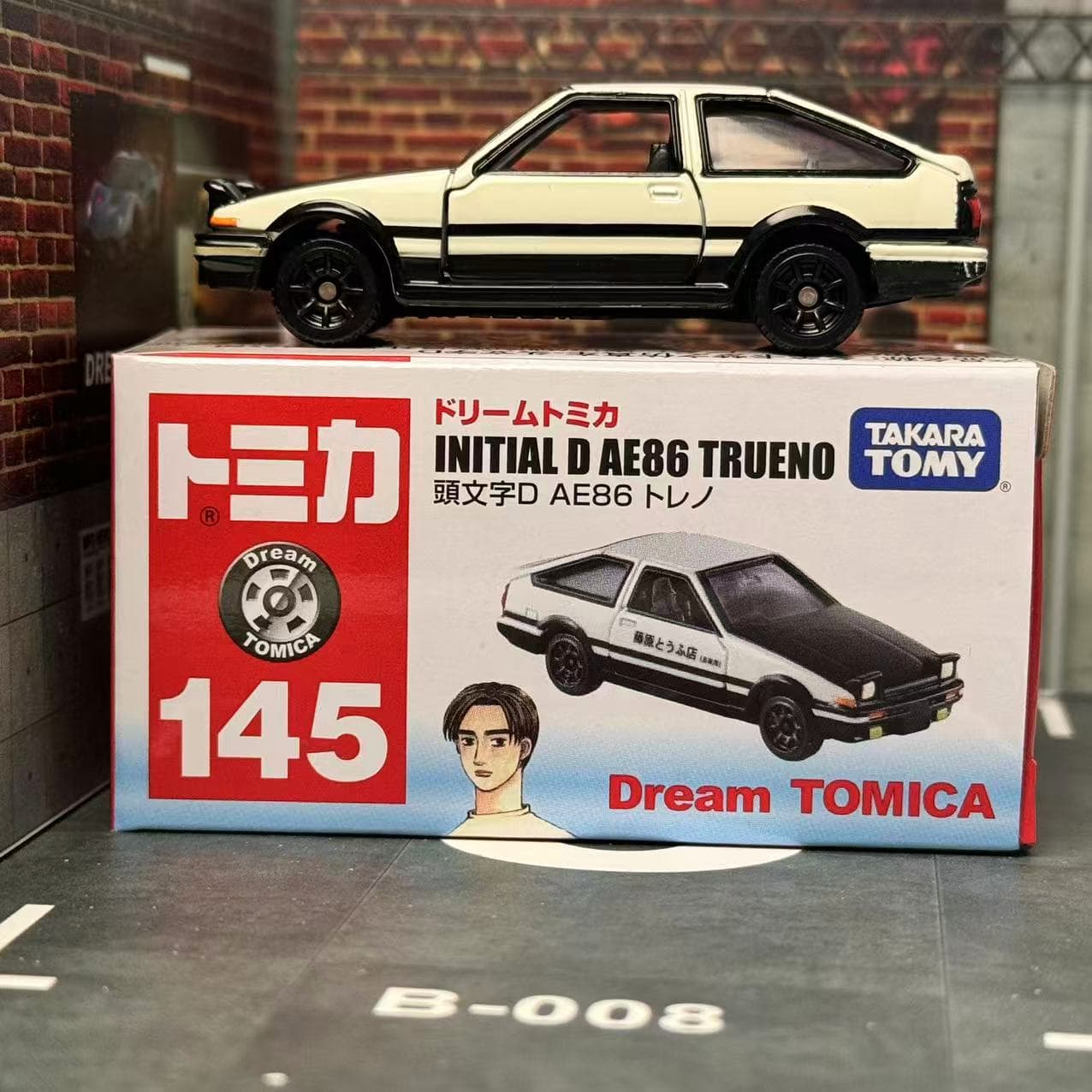 Vintage Collectible Toy Cars - Dream Tomica NO. 145 Initial D
