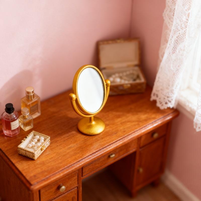 1Pcs Miniature Retro Mirror Dr - Vintage Collectible Dolls recension och pris