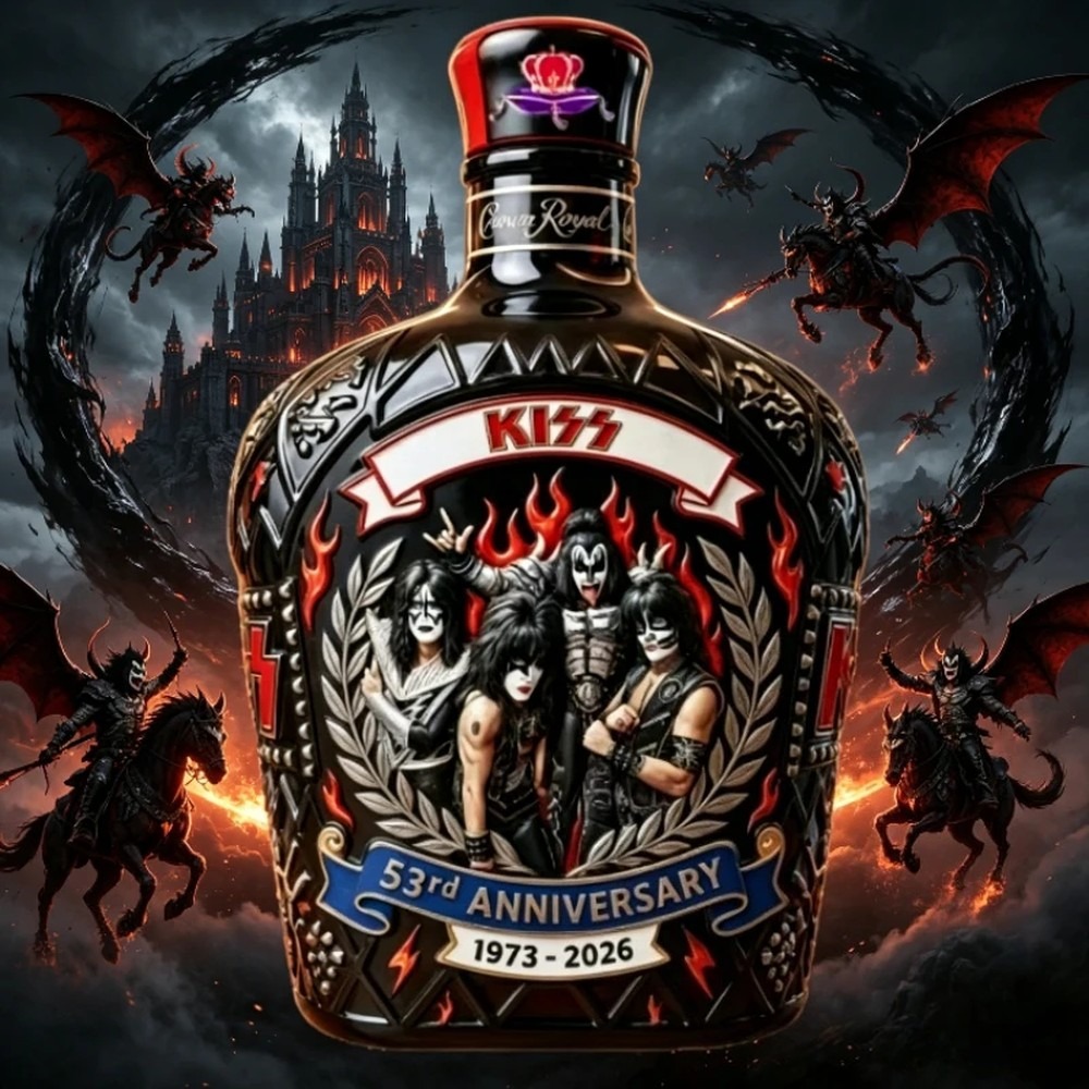 YING-KISS Band Whiskey Decante - Vintage Collectible Liquor Bottles recension och pris