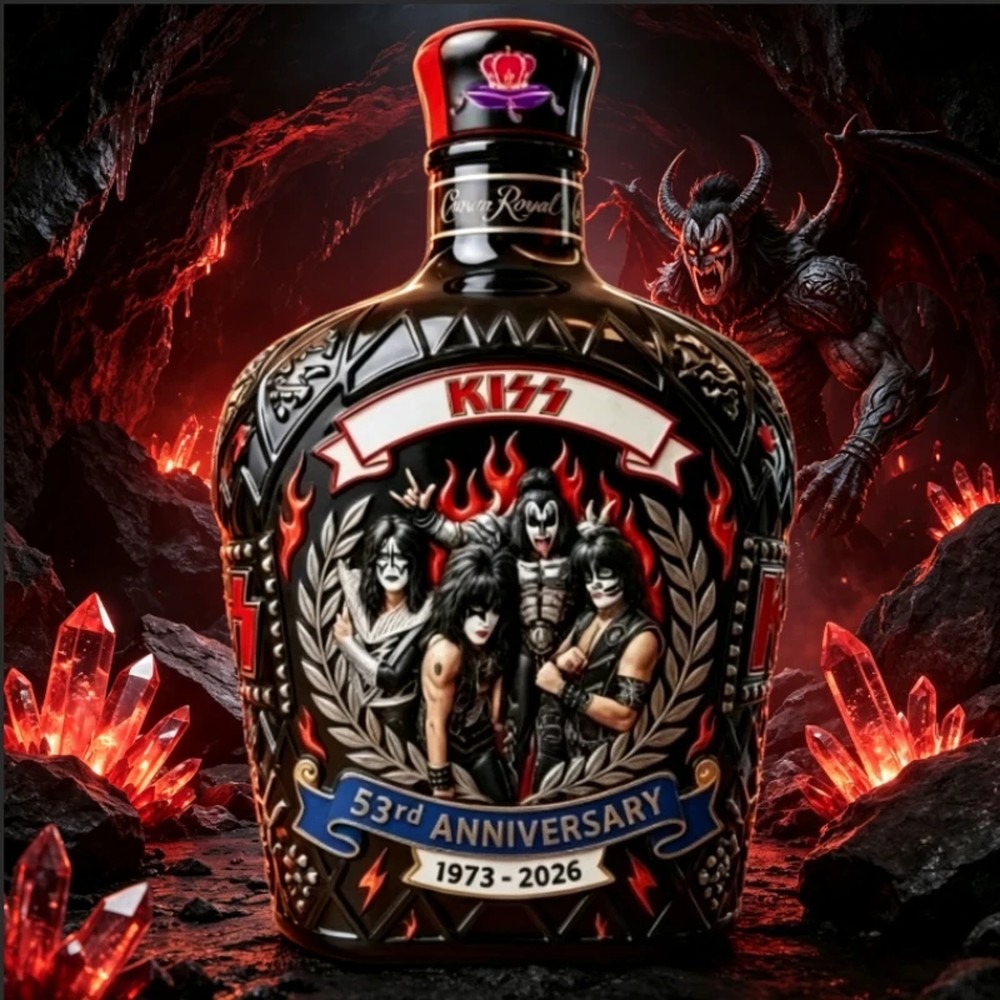 YING-KISS Band Whiskey Decante - Vintage Collectible Liquor Bottles recension och pris