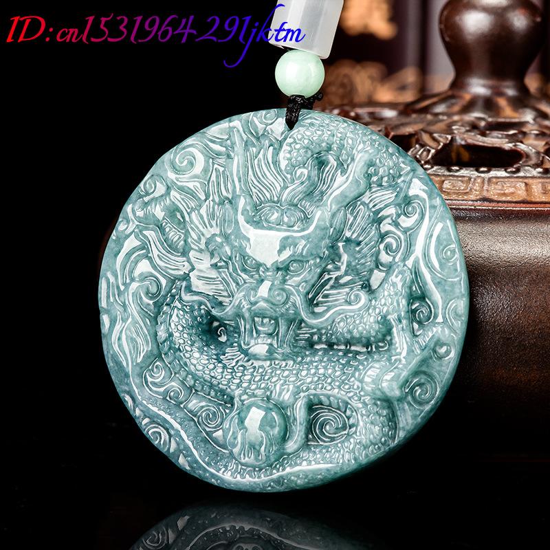 Burmese Jadeite Dragon Pendant - Vintage Necklace recension och pris