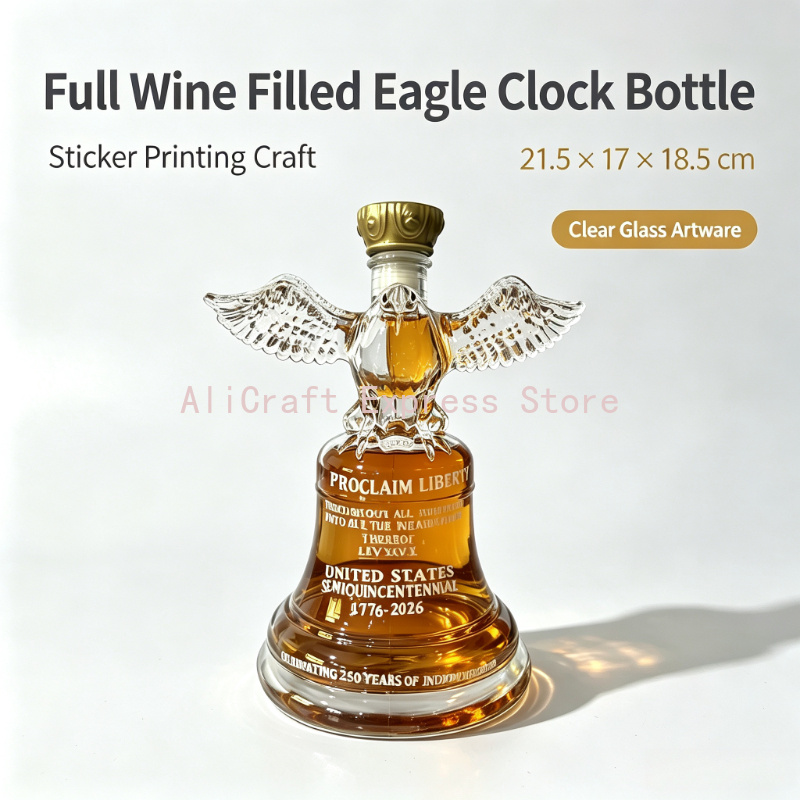 250th Independence Eagle Bell  - Vintage Collectible Liquor Bottles recension och pris