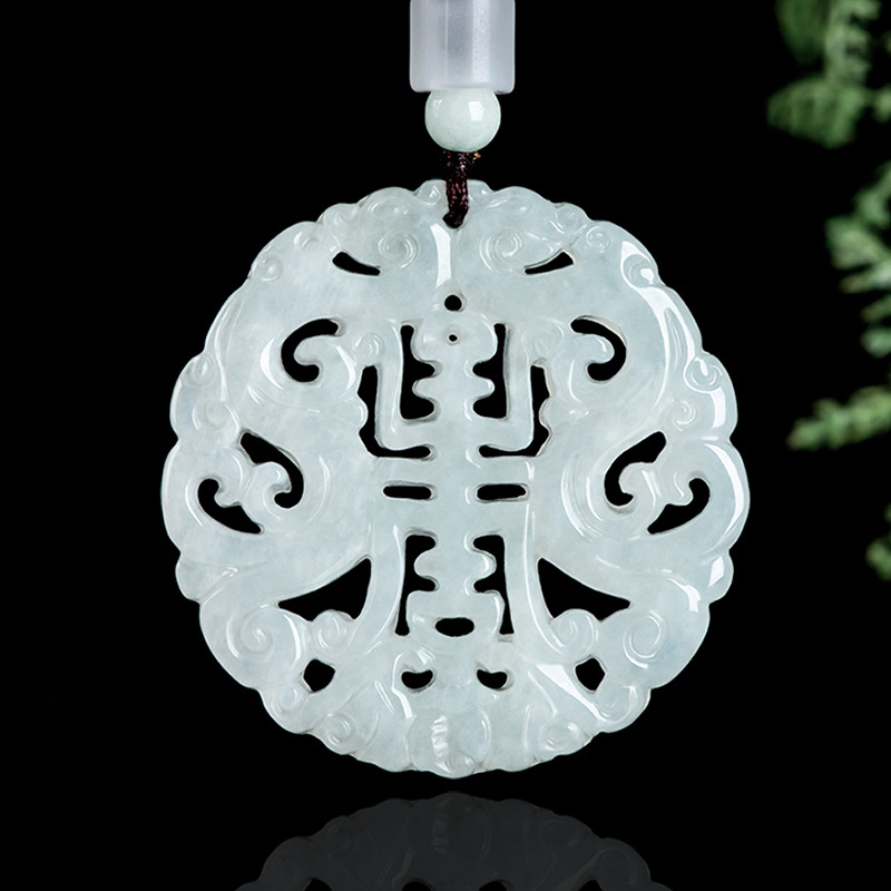 Burmese Jadeite Dragon Pendant - Vintage Necklace recension och pris