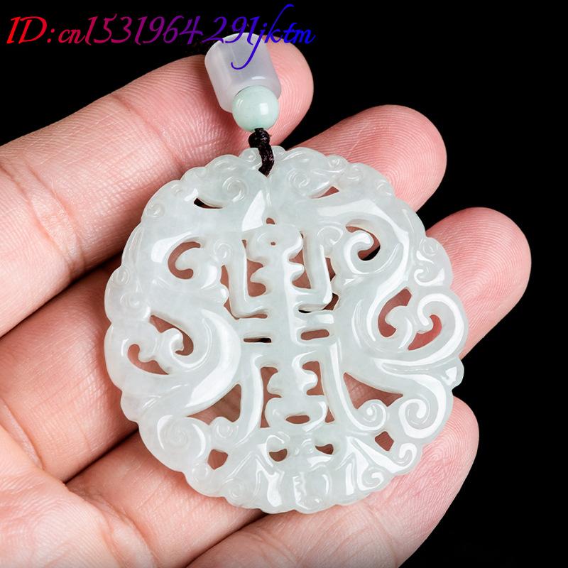 Burmese Jadeite Dragon Pendant - Vintage Necklace recension och pris