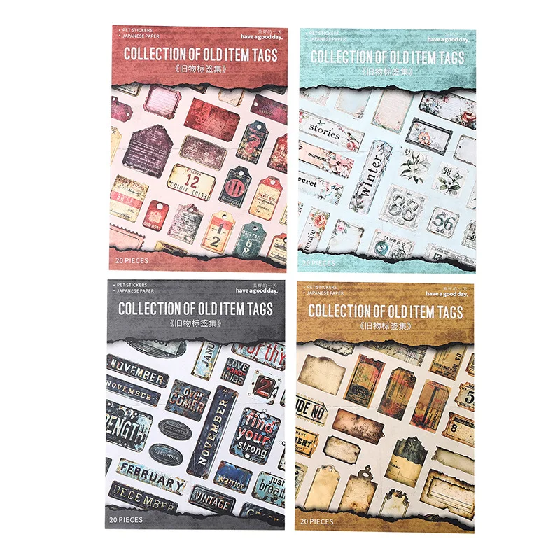 Dual Material Die-Cut Sticker  - Vintage And Collectible Books recension och pris