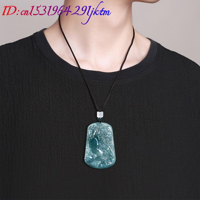 Natural Burmese Jadeite Scener - Vintage Necklace recension och pris
