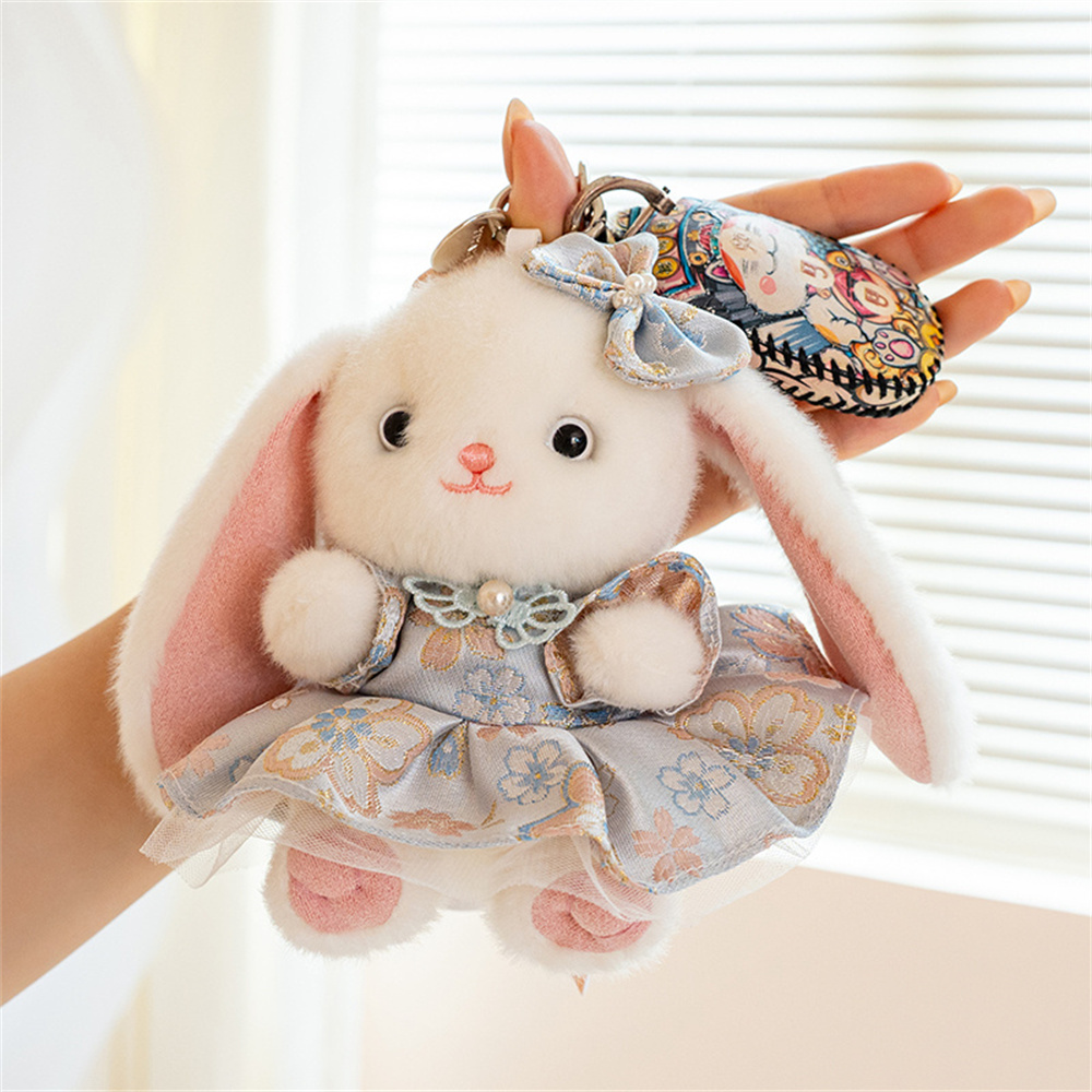 Cute Lop Ear Rabbit Plush Keyc - Vintage Collectible Dolls recension och pris