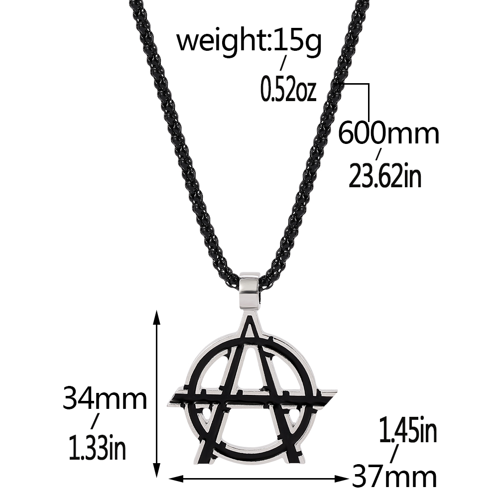 Movies Avengers Symbol Letter  - Vintage Necklace recension och pris