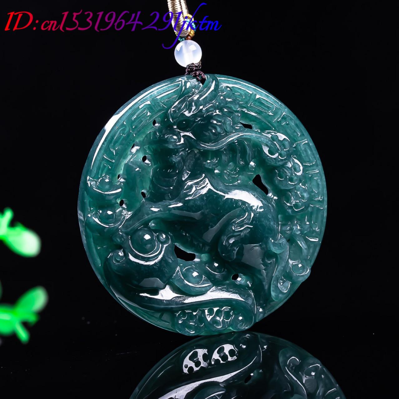 Burmese Jadeite Dragon Pendant - Vintage Necklace recension och pris