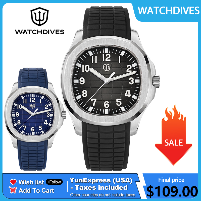 Watchdives WD008 38mm Dive Men - Vintage Collectible Watches recension och pris