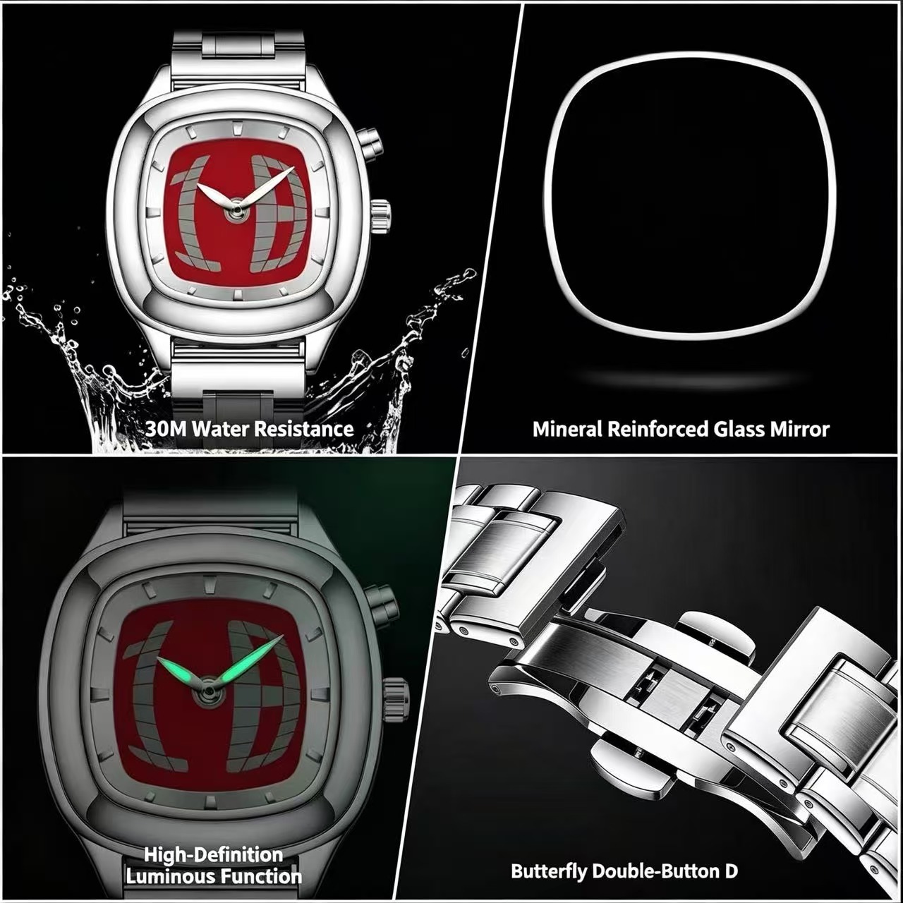 PAAZOMU Men's Quartz Watch Fas - Vintage Collectible Watches recension och pris