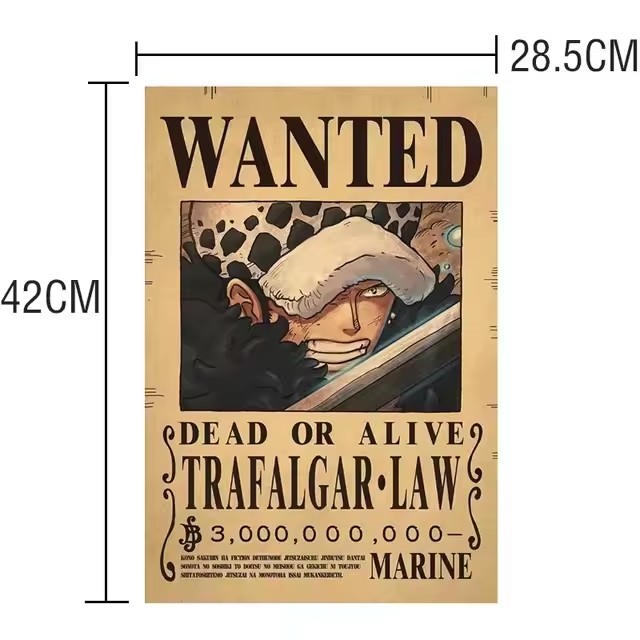 Anime One Piece Bounty Wanted  - Vintage Collectible Dolls recension och pris