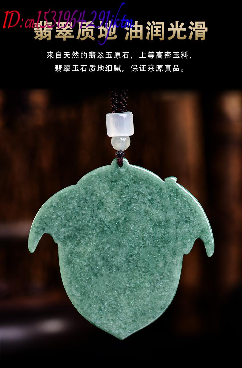 Natural Burmese Jadeite Dragon - Vintage Necklace recension och pris