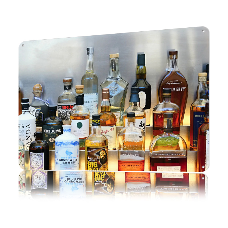 Liquor Bottle Collection Poste - Vintage Collectible Liquor Bottles recension och pris