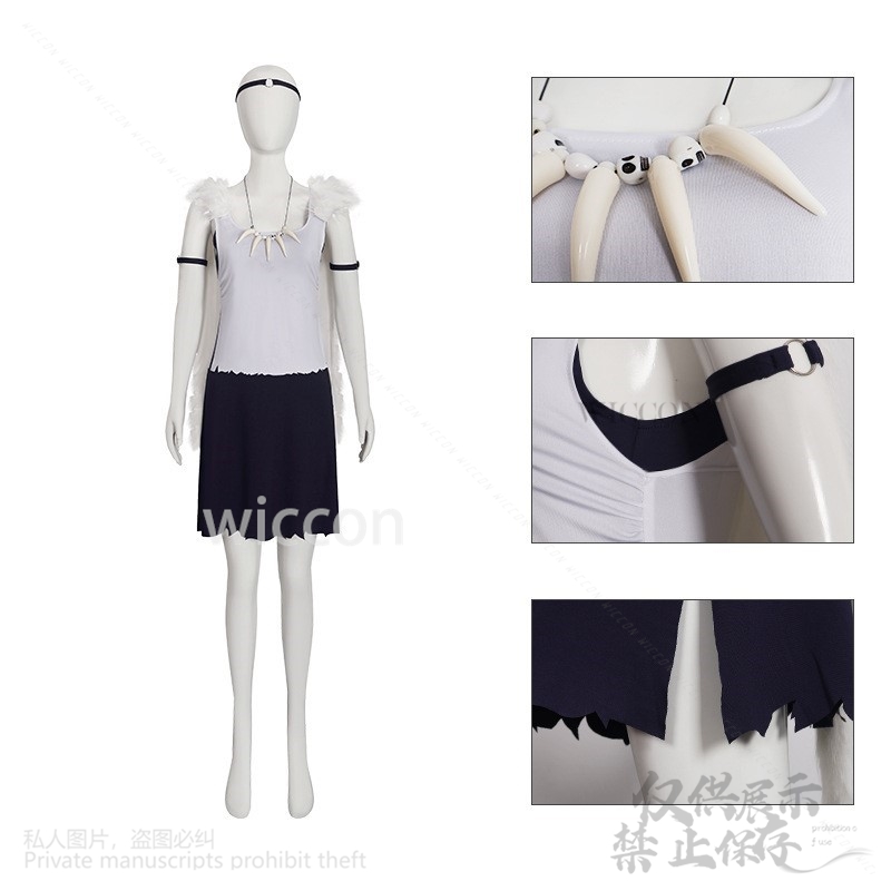 Anime Princess Cosplay Wolf Gi - Vintage Necklace recension och pris