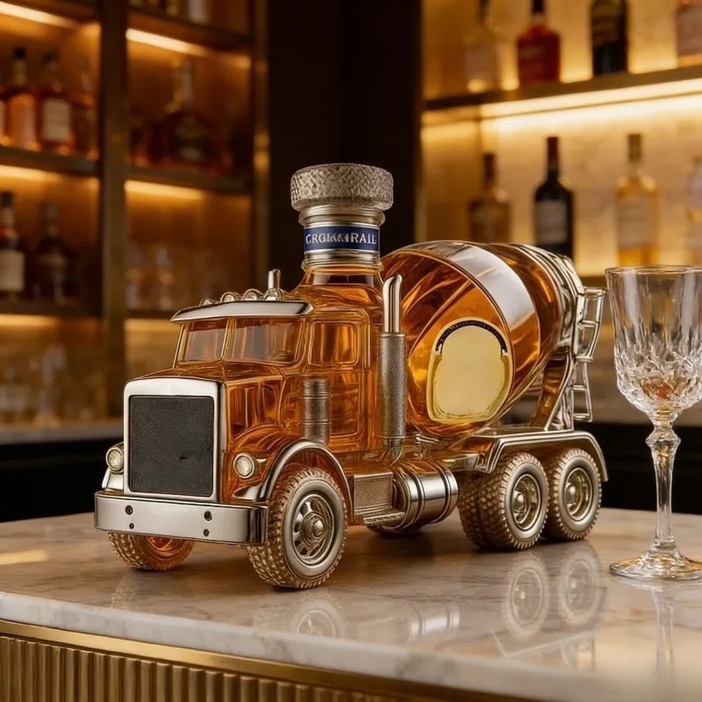Vintage Truck Glass Whiskey De - Vintage Collectible Liquor Bottles recension och pris